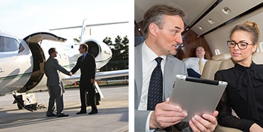 private jet charter for business