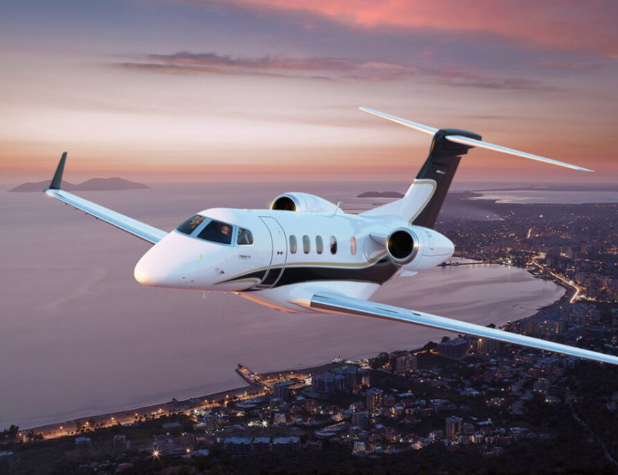 Phenom 300E luxury private jet